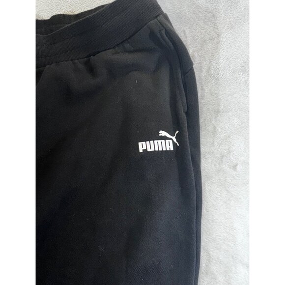 Puma Jogger Men's XL black Pants With Drawstring Waist & Ribbed Cuffs - Picture 2 of 12